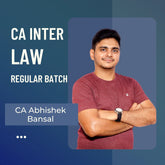 CA Inter Law | Regular Batch By CA Abhishek Bansal | For May 26 & Sep 26 Exams